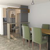 Proyecto final: vivienda Ela. Een project van Architectuur van Karina Mantilla - 02.10.2020