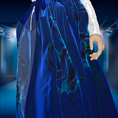 3D design - T'aime fleur blue. 3D, Digital Illustration, and Digital Photograph project by Felicis lim - 10.03.2020