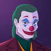 Joker. Traditional illustration, and Digital Illustration project by Toni Cuenca - 10.02.2020