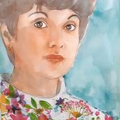 Daniëlle's Project in Illustrated Portrait in Watercolor course. Watercolor Painting, Traditional illustration, Fine Arts, Painting, Drawing, Portrait Drawing, and Artistic Drawing project by Daniëlle Vergara-Molenaar - 10.03.2020