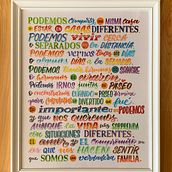 Cuadro Poema Familia. Un proyecto de H, lettering, Ilustración tradicional y Lettering de Rosa Valderrama - 30.08.2019