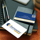 Sampedro Correduría de Seguros. Een project van  Br, ing en identiteit, Productontwerp y Grafisch ontwerp van Cristina Saiz López - 03.10.2020