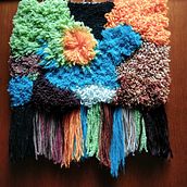 Mi Proyecto del curso: Introducción al latch hooking y locker hooking. Embroider project by Lorraine Solano Zeledón - 10.03.2020