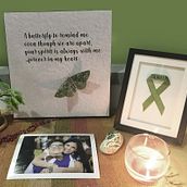 Enmarcado de detalles en memoria de mi amado sobrino Julián Ein Projekt aus dem Bereich Design von Zuly MC - 03.10.2020
