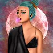 Mi Proyecto del curso: Retrato de personajes femeninos con Procreate. Un progetto di  di Pol GF - 03.10.2020
