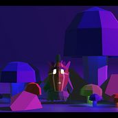 Mi Proyecto del curso: Modelado de personajes low poly para videojuegos . 3D Animation project by Alan Partida Hernández - 10.03.2020