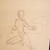 #mysuperheroDomestika. Pencil Drawing project by Julio Guadarrama - 10.04.2020