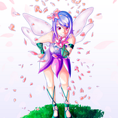 Magic on the petals. Character Animation, Concept Art, and Digital Illustration project by Alioska Leon - 10.04.2020