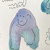 My project in Illustration Techniques with Watercolor and Gouache course. Een project van Traditionele illustratie y Aquarelschilderen van laceygerard - 04.10.2020