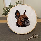 Rita - Mi Proyecto del curso: Needle painting para principiantes. Un proyecto de Artesanía y Bordado de Cristina Ferrer García - 11.10.2020
