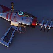 Extraterrestrial Gun. 3D Modeling project by Cristina Pozuelo López - 05.04.2020