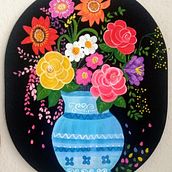Mis flores. Painting project by Eugenia Hernández Hernández - 10.04.2020