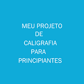 Meu projeto do curso: Caligrafia com pincéis de água para principiantes.  project by Guilherme Tavares - 10.05.2020