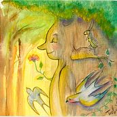 Mi Proyecto del curso: Introducción a la ilustración infantil El nacimiento de Pinocho. Een project van Traditionele illustratie van Teresa Hernández - 05.10.2020