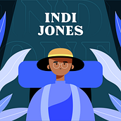Animación cuadro a cuadro: Indi Jones. Een project van 2D-animatie, Karakteranimatie, Ontwerp van personages y Traditionele illustratie van David Pou Fernández - 05.10.2020