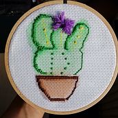 My project in Embroidery and Watercolor Basic Techniques course. DIY, Embroider, and Watercolor Painting project by Dunja - 10.06.2020