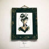 Exposición "Faces of Her". Un progetto di Illustrazione tradizionale, Illustrazione con inchiostro, Pittura e Pittura ad acquerello di Judith Fernandez Moncayo - 04.04.2019