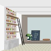 Casa de Té. Architecture, Digital Architecture, Interior Architecture, Architectural Illustration, and Vector Illustration project by Mariana Romero Méndez - 10.07.2020