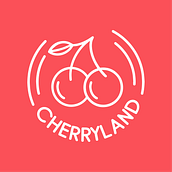 CHERRYLAND . % Isabel Hincapié Herrera tarafından hazırlanan Markalaşma ve Kimlik, Tasarım, Logo Tasarımı, Ve Grafik Tasarım projesi - 10.07.2020