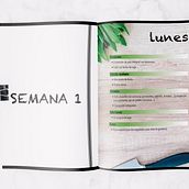 Diseño de menú semanal. Design project by Evelyn Camila Moró Pereira - 10.07.2020