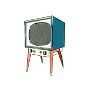 TV Sets 1950-1965. Industrial Design, Traditional illustration, and Digital Illustration project by Raina Todoroff - 10.08.2020