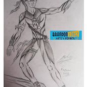 Mi Proyecto del curso: Ilustración para cómics: anatomía de un superhéroe. Een project van  Beeldende kunst van Brandon Esteban López Espinoza - 12.10.2020