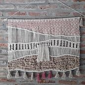 Mi Proyecto del curso: Introducción al macramé: creación de un tapiz decorativo. Projekt z dziedziny Makrama użytkownika gretagarbo67 - 08.10.2020