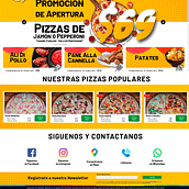 Diseño web con AMuse | imdpizza.com. Web Development, and Web Design project by Armando Lara - 06.01.2020