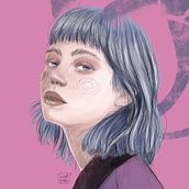 Mi Proyecto del curso: Retrato ilustrado con Procreate. Un proyecto de Ilustración digital de García Muñoz - 09.10.2020