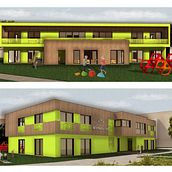 My project in Architectural Visualization Using Digital Collage course. 3D, 3D Modeling, Architectural Illustration, Architecture, Creativit, and 3D Design project by Emilia Quesada Caballero - 10.09.2020
