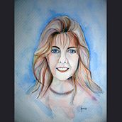 Mi Proyecto del curso: Retrato artístico en acuarela.  projeto de Patricia Montaña - 21.10.2020