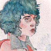 My project in Illustrated Portraits with Procreate course. Digital Illustration project by tashaspace - 10.11.2020