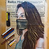 Mi Proyecto del curso: Ilustración con pastel y lápices de colores. Traditional illustration project by César Abad Pérez - 10.11.2020