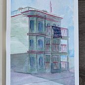 Neighborhood Project. Watercolor Painting project by Katie Stack - 10.11.2020
