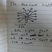 The Peacock Bike Light. Sketching project by tim_ramberg - 10.11.2020