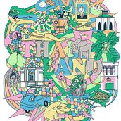 My project in Doodle-Style Vector Illustration course. Traditional illustration, and Vector Illustration project by Justyna Fudalewska - 11.16.2020