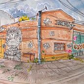 Mi Proyecto del curso: Urban Sketching: expresa tu mundo con una nueva perspectiva. Traditional illustration, Architectural Illustration & Ink Illustration project by Ana Desimone - 10.19.2020