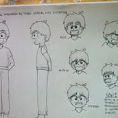 Mi Proyecto del curso: Creación de personajes manga         Personaje: Xam. 2D Animation, 3D Animation, and Character Animation project by joshuamartinezgaray - 11.18.2020