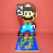 Super Mario World. 3D, Animation, 3D Animation, Art To, s, and 3D Character Design project by Pedro Velazquez - 10.12.2020