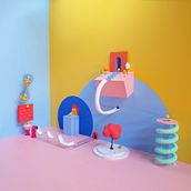 Mi Proyecto del curso: Animación de cortinillas de televisión con motion graphics. 3D Animation, Art Direction, and 3D Design project by Ainize . - 10.13.2020