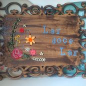 Lar doce Lar. Arts, Crafts, and Embroider project by Mariene Fagundes - 10.12.2020