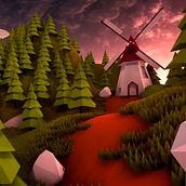 Mi Proyecto del curso: Modelado de escenarios low poly para videojuegos . % Jean Reyes Parra tarafından hazırlanan 3D, O, un Tasarımı, Ve 3D Modelleme projesi - 10.12.2020
