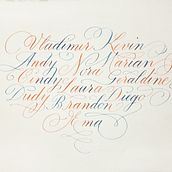 Mi Proyecto del curso: Caligrafía inglesa de la A a la Z. . Calligraph project by Laura Factorovich - 10.15.2020