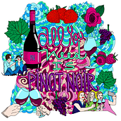 All you need is Pinot Noir. Digital Illustration project by flobarria6 - 10.13.2020