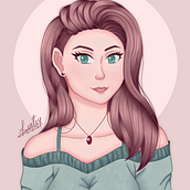 Mi Proyecto del curso: Retrato de personajes femeninos con Procreate. Digital Illustration project by Darcy Huete Videa - 10.12.2020