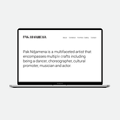 Meu projeto do curso: Pak Ndjamena Website. Web Design project by Mélio Tinga - 10.14.2020