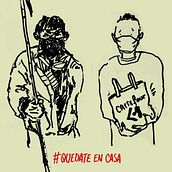 QUEDATE EN CASA Ein Projekt aus dem Bereich Zeichnung und Traditionelle Illustration von Lucas Pisano - 13.10.2020