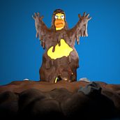 My project in Creation of Characters with ZBrush and Cinema 4D course. Design de personagens 3D projeto de Marcos Cousseau - 13.08.2020