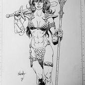 Mi Proyecto del curso: Diseño de personajes femeninos para cómics. Comic project by Jhonesbas Craneo - 10.14.2020