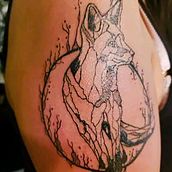 My project in Tattoo for Beginners course. Tattoo Design project by BAD CROW - 10.01.2020